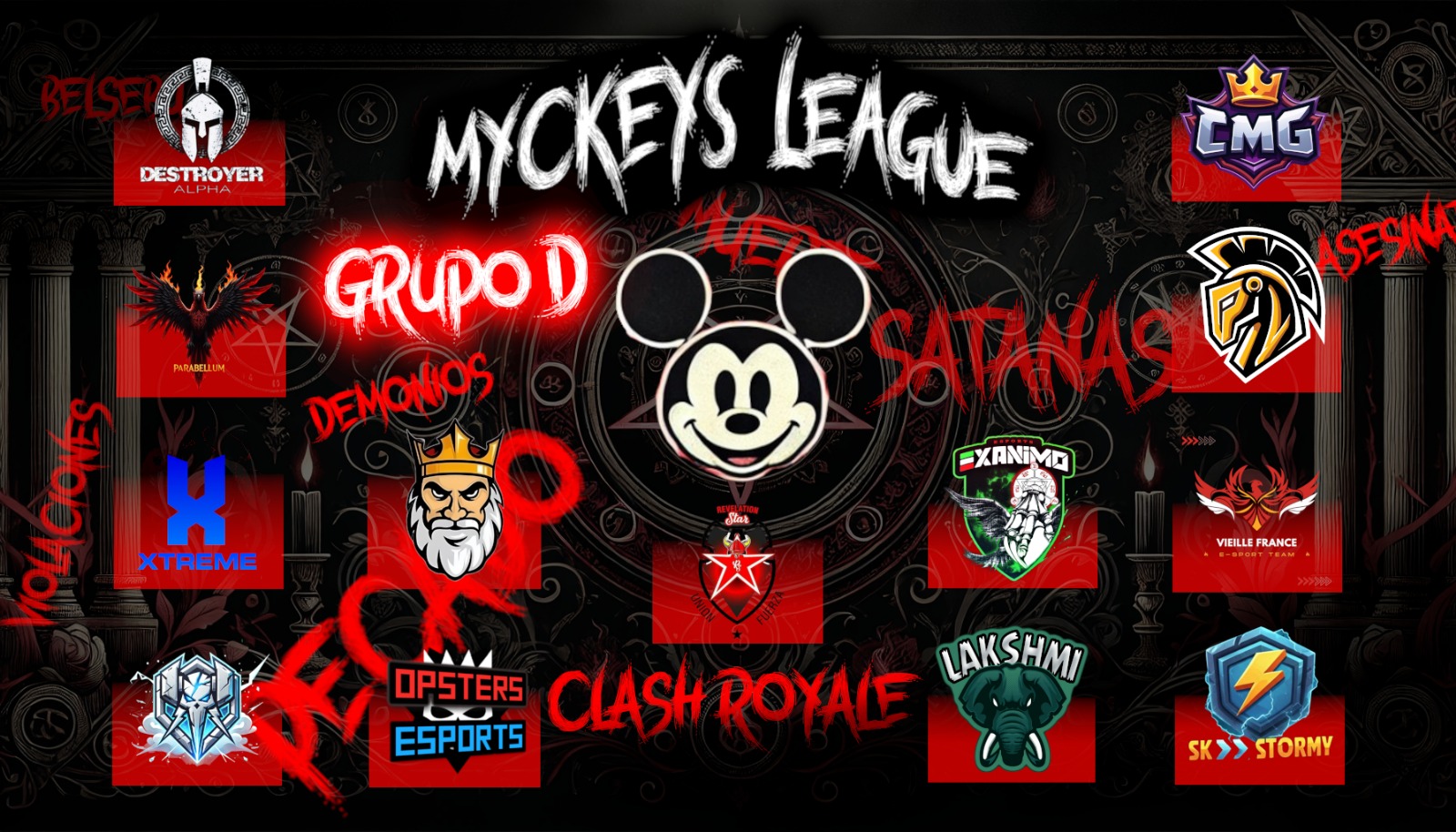 Opsters eSports in Mickeys League Group D!