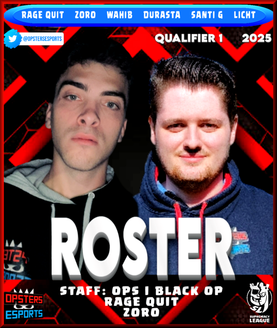 OpsterseSports Supremacy League Roster Reveal!