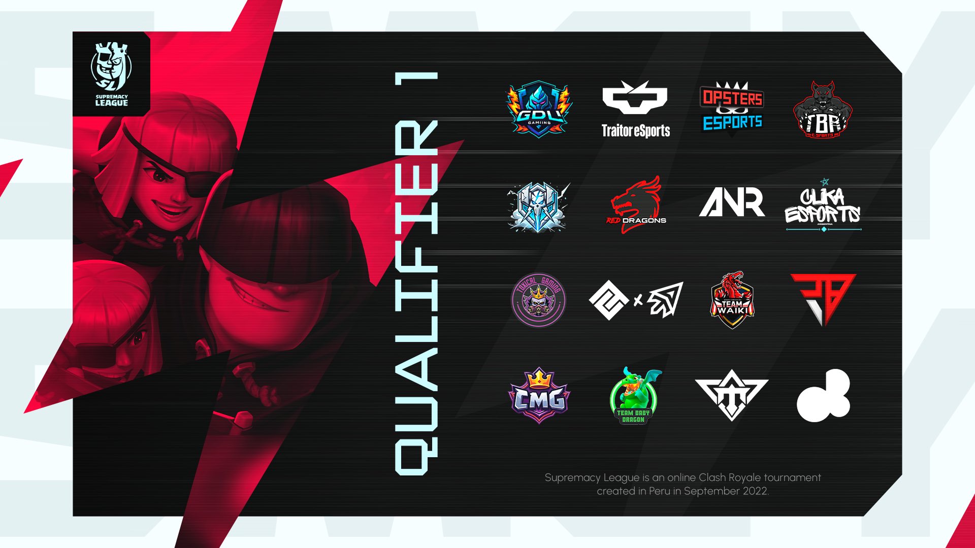 Supremacy League Qualifier 1 Teams Announcement