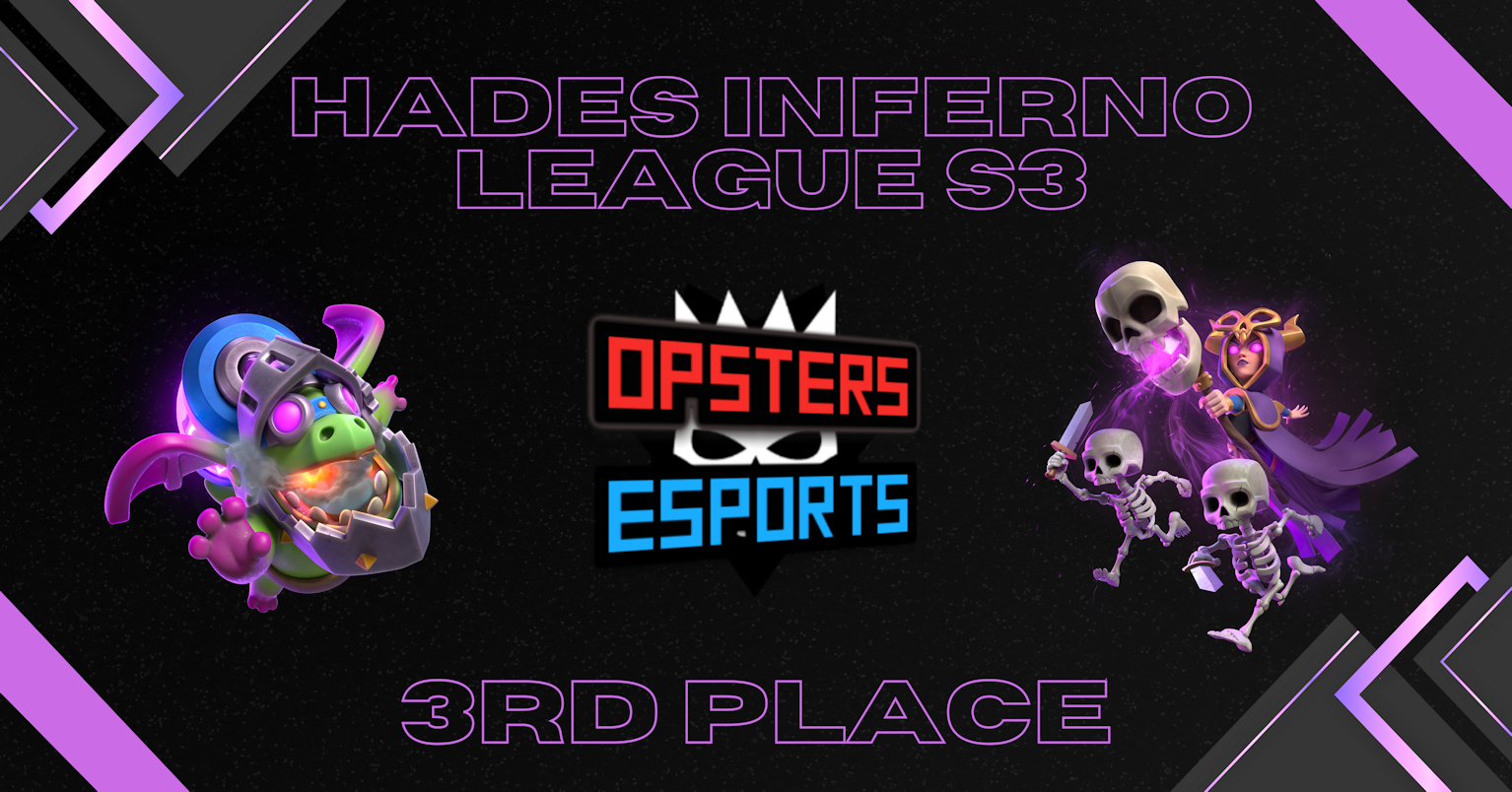 Opsters eSports Secures 3rd Place in Hades Inferno League Season 3!
